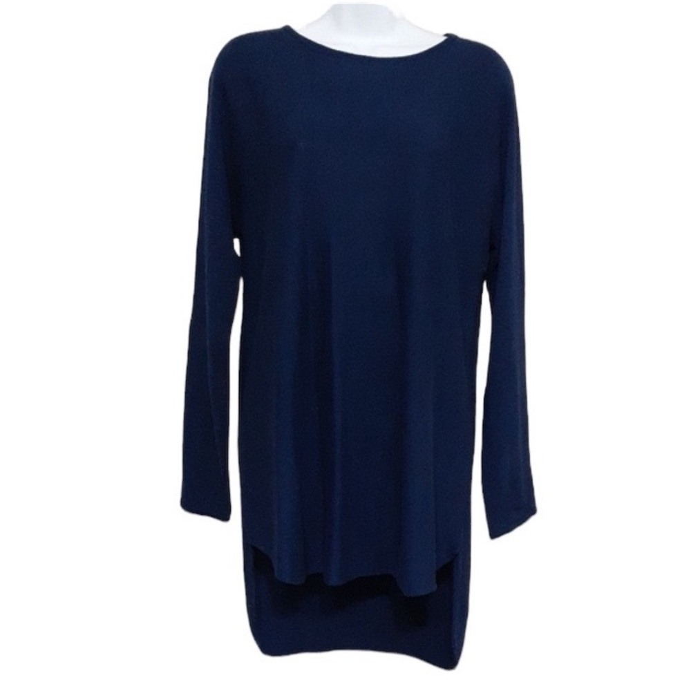 Vass by John Vass women high low sweater mini dress cashmere blend in size L
